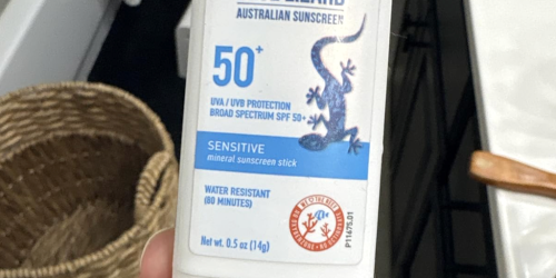 TWO Blue Lizard Sunscreen Sticks Only $8 Shipped on Amazon (Just $4 Each!)