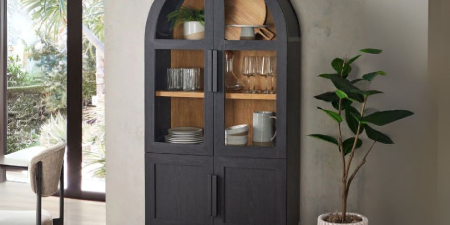 Get This Designer-Looking Arch Cabinet While It’s on Sale!