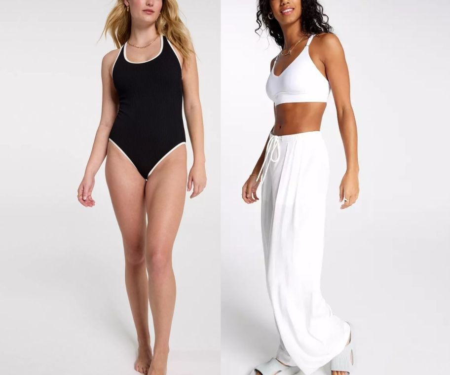 two models in swimwear
