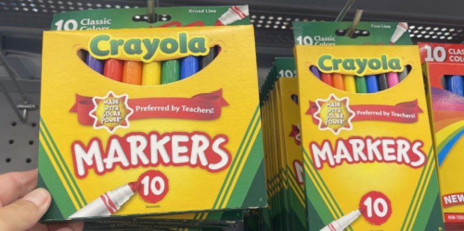 Get 12-Packs of Crayola Markers on Amazon (Pay Just 97¢ Each!)