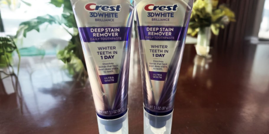Crest 3D White Stain Remover Toothpaste 2-Pack Just $13.64 Shipped on Amazon (Reg. $21)
