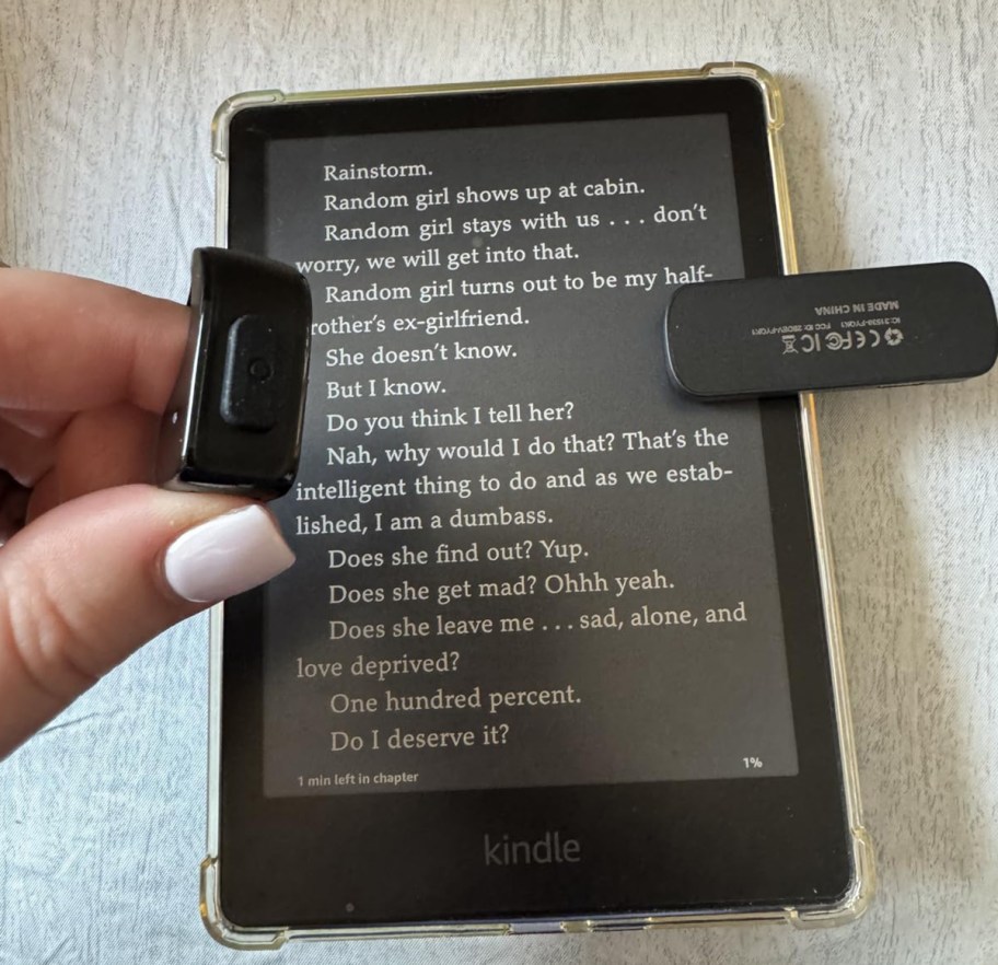 page turner on a kindle