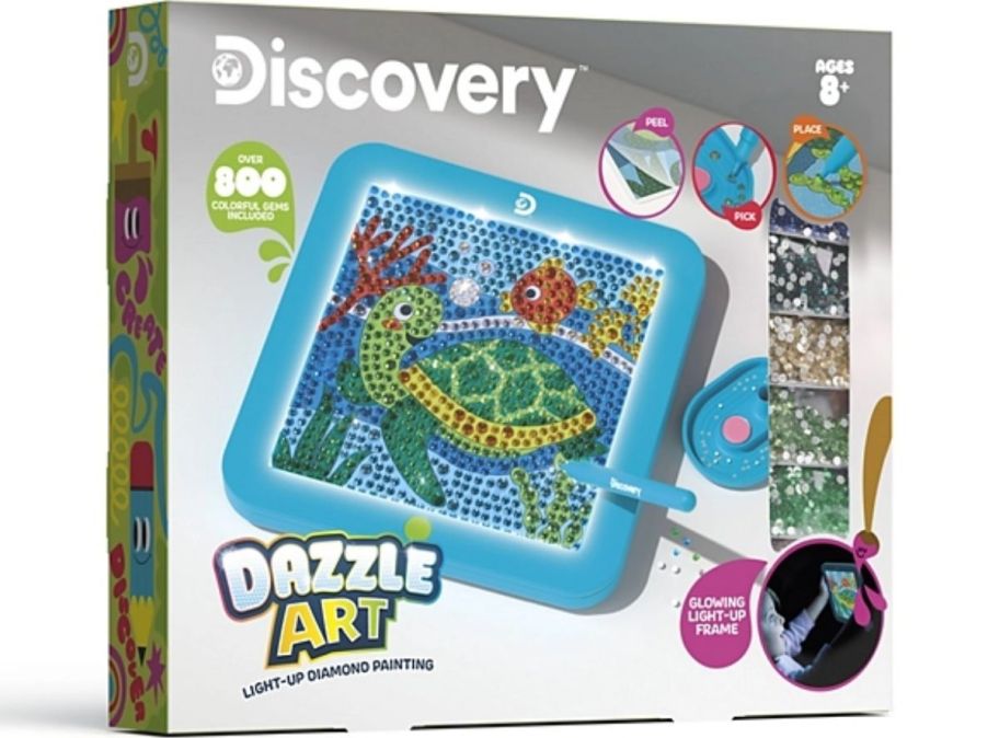 a turtle themed diamond painting kit