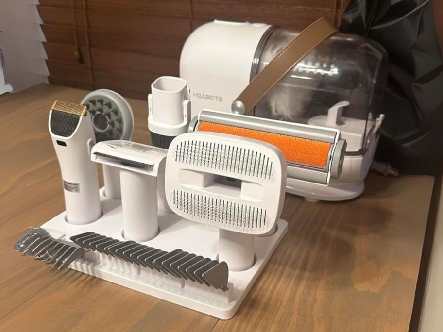 dog grooming vacuum kit accessories