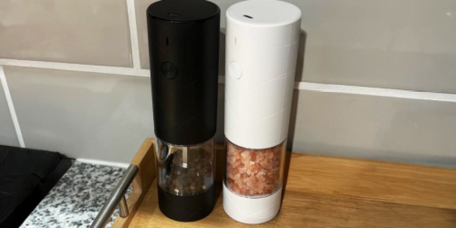 Electric Salt & Pepper Grinder Set Just $13.49 on Amazon (Reg. $35)