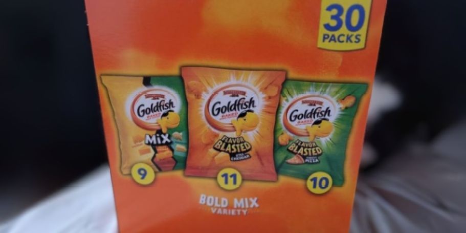 Goldfish Crackers Bold Mix 30-Count Only $9.65 Shipped on Amazon