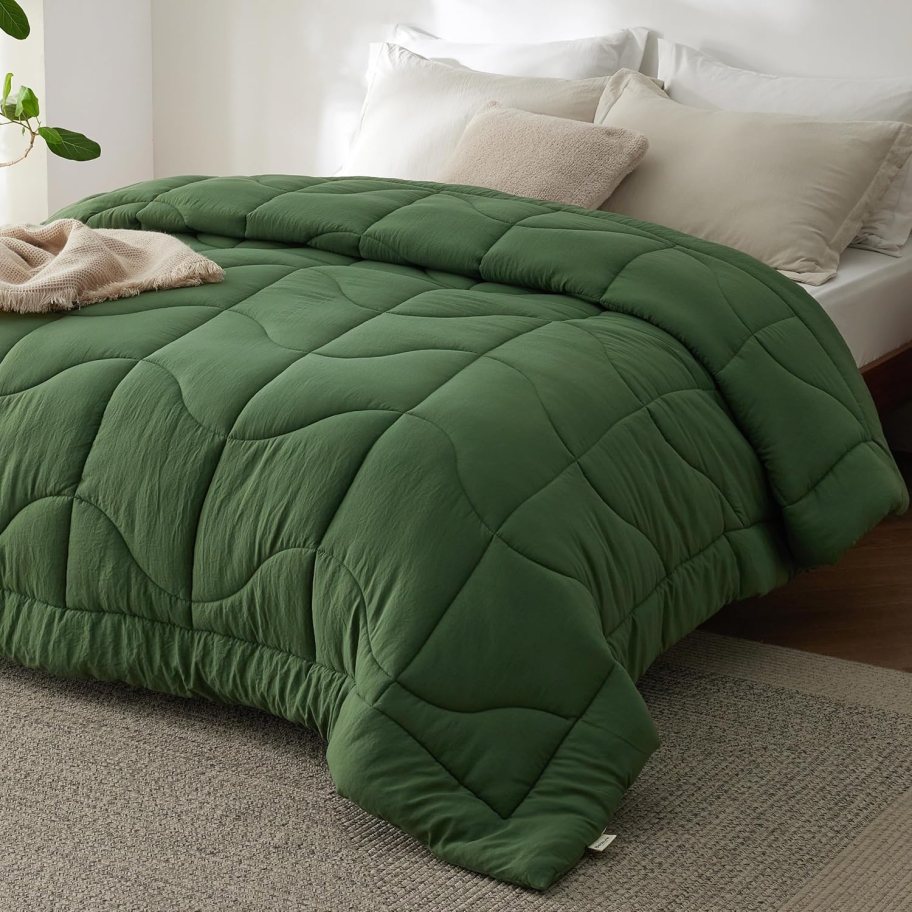 green comforter