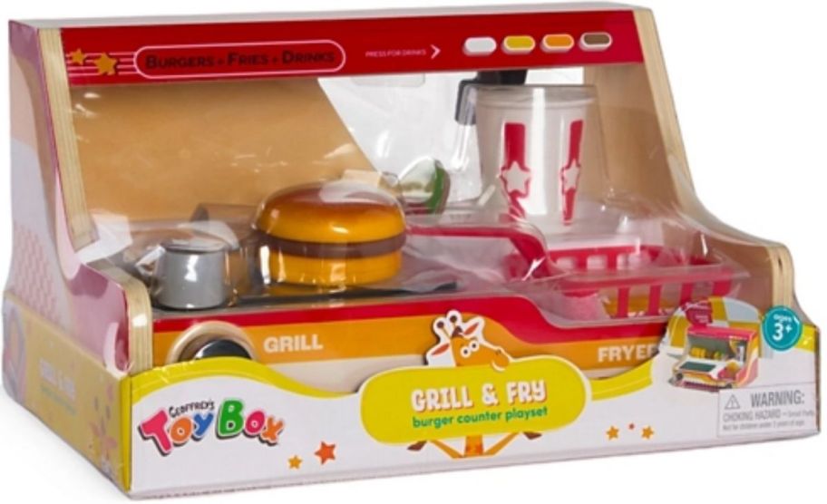 grill and fry play food set