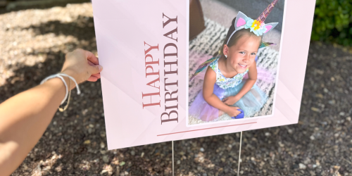Last Day for Walgreens Custom Yard Signs Just $9.99 (Reg. $35) + Free Same-Day Pickup