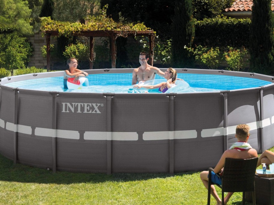 above ground pool