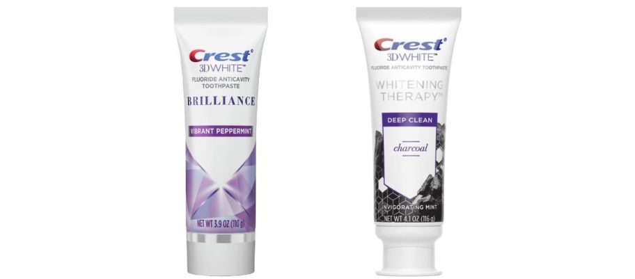 kroger toothpaste on white background
