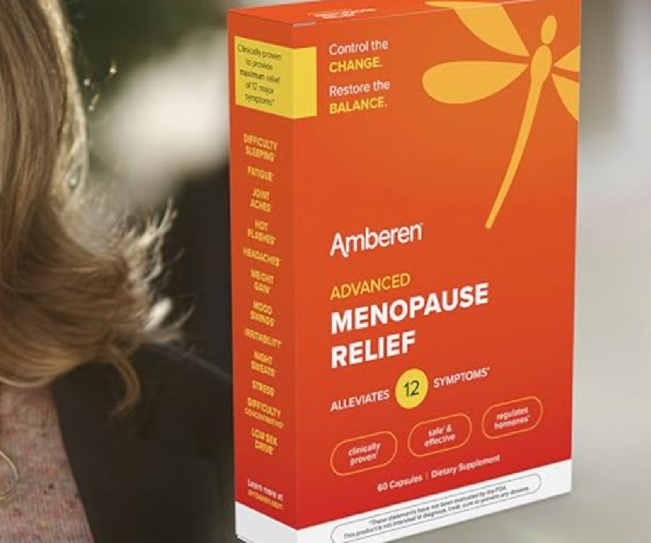 orange box of menopause supplements