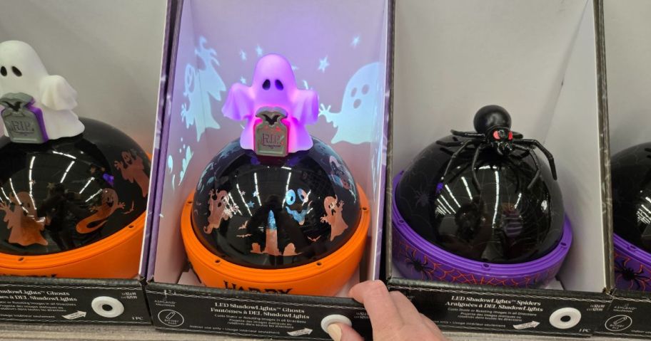 LED Shadowlights on shelf in store