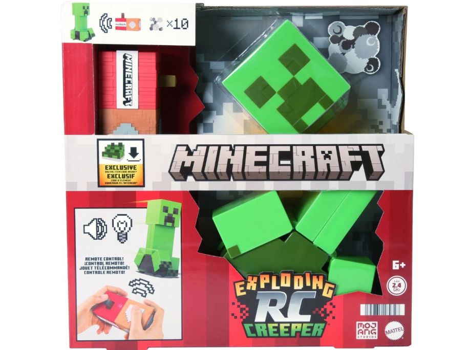 Minecraft Exploding RC Creeper box