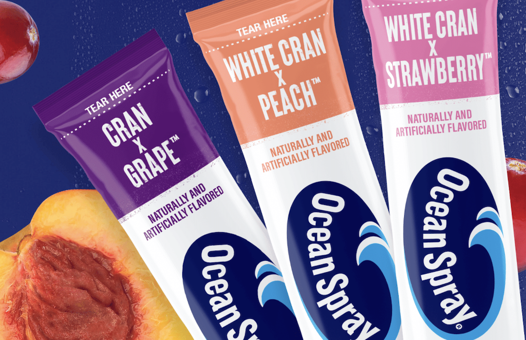 Ocean Spray On-The-Go Powdered Drink Mix