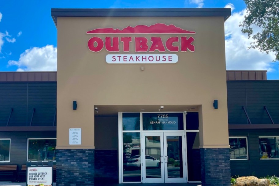 outback steakhouse outside store front