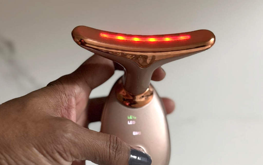 holding red light therapy 