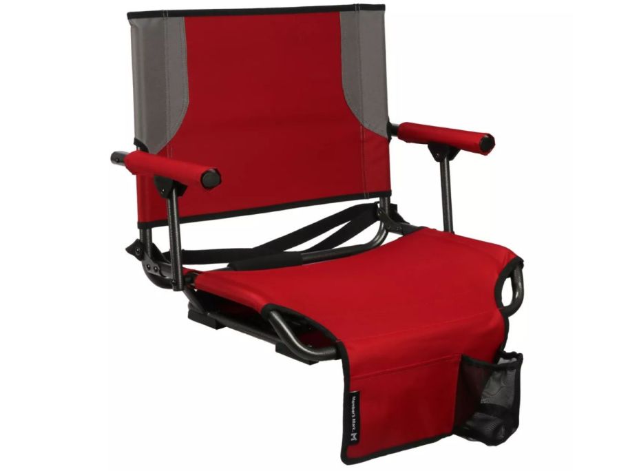 red Member's Mark Hand Arm Stadium Bleacher Seat