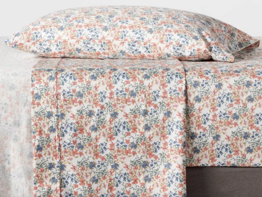 floral printed sheet set