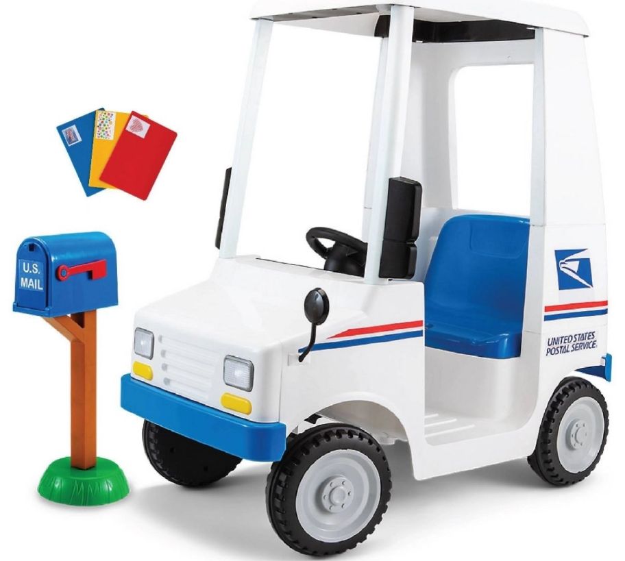 a kids toy mail truck