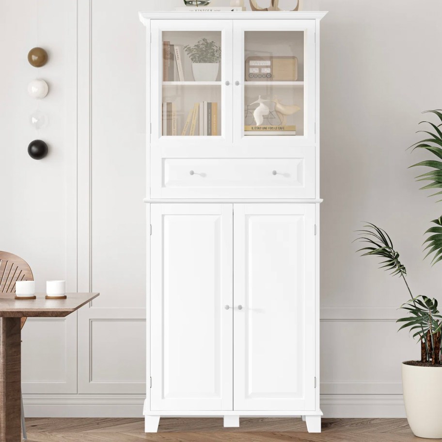 white kitchen pantry 