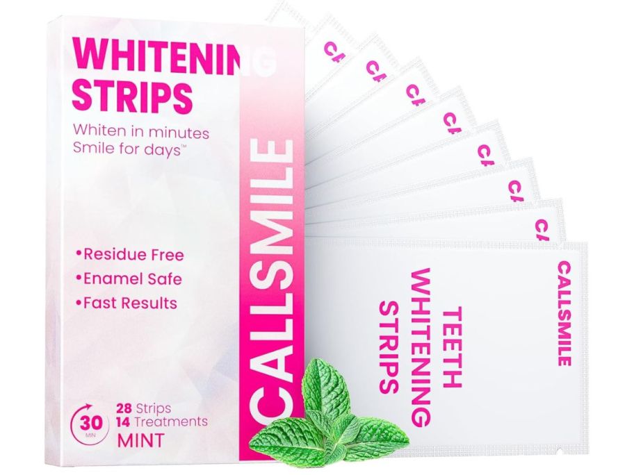 stock image of whitening strips